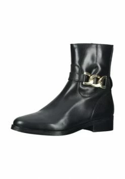 SCAPA Leder Stiefelette Schwarz