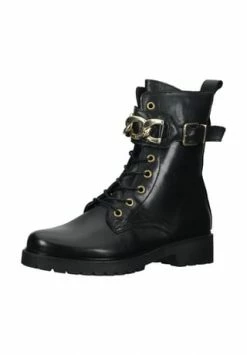 SCAPA Leder Stiefelette Schwarz