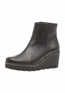 Gabor® Stiefeletten, Leder, Keilabsatz, Für Damen SCHWARZ (RA.COGN.)