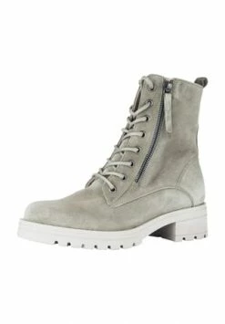 Gabor® Schnürstiefeletten, Veloursleder, Blockabsatz, Für Damen SALVIA (FLAUSCH)