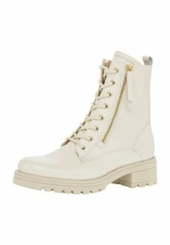 Gabor® Schnürstiefeletten, Lackleder, Reißverschlüsse, Für Damen LATTE(FLAUSH/ GOLD)