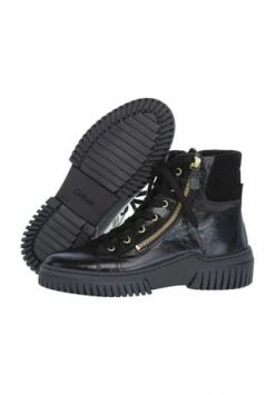 Gabor® Schnürstiefeletten, Glattleder, Reißverschluss, Für Damen SCHWARZ (GOLD) 14 Gabor® Schnürstiefeletten, Glattleder, Reißverschluss, Für Damen SCHWARZ (GOLD) -Gabor Shop unnamed file 1181