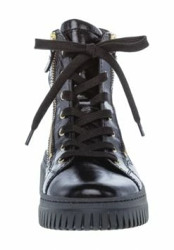 Gabor® Schnürstiefeletten, Glattleder, Reißverschluss, Für Damen SCHWARZ (GOLD) 15 Gabor® Schnürstiefeletten, Glattleder, Reißverschluss, Für Damen SCHWARZ (GOLD) -Gabor Shop unnamed file 1182