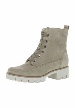 Gabor® Schnürstiefeletten, Leder, Blockabsatz, Für Damen SALBEI (DUST)