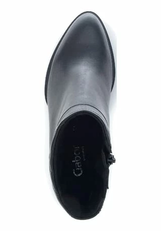 Gabor® Glattleder Stiefelette Schwarz 8 Gabor® Glattleder Stiefelette Schwarz – Bild 6