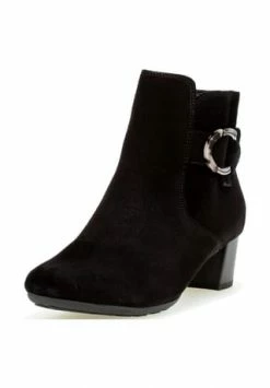 Gabor® Veloursleder Stiefelette Schwarz