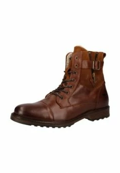 MUSTANG® Lederimitat Stiefelette Braun