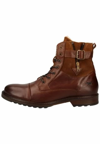 MUSTANG® Lederimitat Stiefelette Braun 4 MUSTANG® Lederimitat Stiefelette Braun – Bild 2