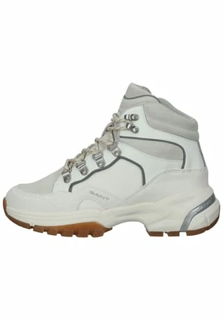 GANT Veloursleder Stiefelette Weiß/Grau 4 GANT Veloursleder Stiefelette Weiß/Grau – Bild 2