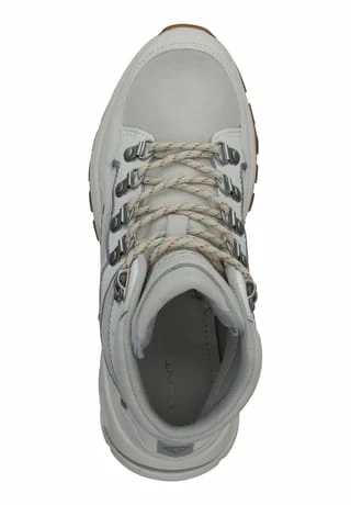 GANT Veloursleder Stiefelette Weiß/Grau 8 GANT Veloursleder Stiefelette Weiß/Grau – Bild 6