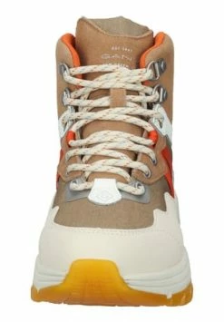 GANT Lederimitat/Nylon Stiefelette Braun/ Weiß -Gabor Shop unnamed file 1601