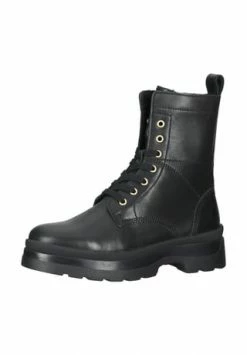 GANT Leder Stiefelette Schwarz