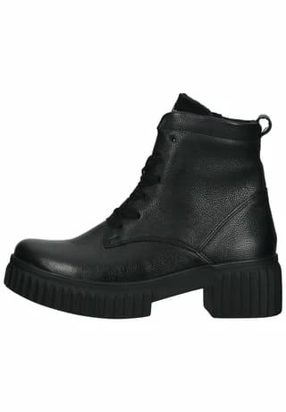 Waldläufer® Leder Stiefelette Schwarz 4 Waldläufer® Leder Stiefelette Schwarz – Bild 2