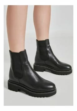 INUOVO Leder Stiefelette Schwarz -Gabor Shop unnamed file 1848