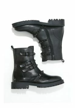 INUOVO Leder Stiefelette Schwarz -Gabor Shop unnamed file 1851