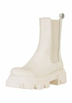 677063-Inuovo-Damen Stiefel, CREME, 39 CREME