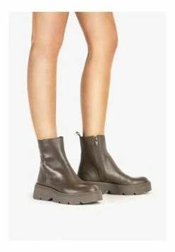 INUOVO Leder Stiefelette Khaki -Gabor Shop unnamed file 1903