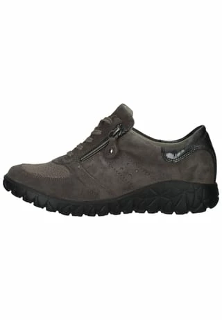 Waldläufer® Leder/Textil Halbschuhe Grau 4 Waldläufer® Leder/Textil Halbschuhe Grau – Bild 2