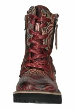 LAURA VITA® Leder/Textil Stiefelette Rot -Gabor Shop unnamed file 1946