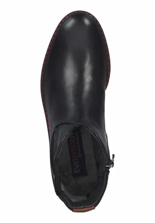 EVERYBODY Leder Stiefelette Schwarz 8 EVERYBODY Leder Stiefelette Schwarz – Bild 6
