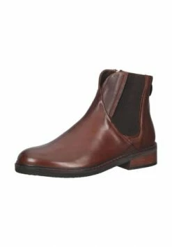 EVERYBODY Leder Stiefelette Braun
