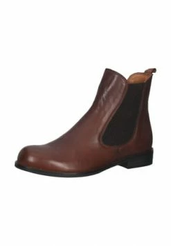 EVERYBODY Leder Stiefelette Braun