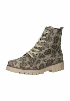 Waldläufer® Leder Stiefelette Leopard