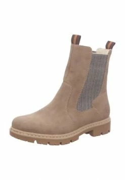 Rieker Chelsea Boots, Kunstleder, Gefüttert, Für Damen FANGO/ LEINEN