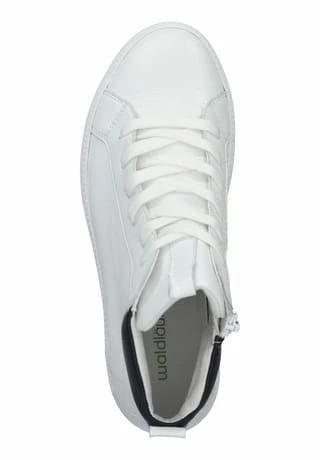 Waldläufer® Leder Sneaker Weiß 8 Waldläufer® Leder Sneaker Weiß – Bild 6