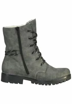 Rieker Lederimitat Stiefelette Grau/ Schwarz 12 Rieker Lederimitat Stiefelette Grau/ Schwarz -Gabor Shop unnamed file 2253