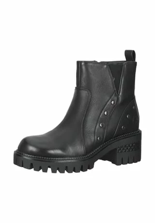 Rieker Lederimitat Stiefelette Schwarz 3 Rieker Lederimitat Stiefelette Schwarz