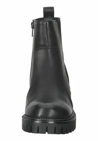 Rieker Lederimitat Stiefelette Schwarz 5 Rieker Lederimitat Stiefelette Schwarz – Bild 3