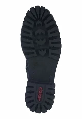 Rieker Lederimitat Stiefelette Schwarz 9 Rieker Lederimitat Stiefelette Schwarz – Bild 7