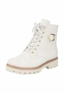 Rieker Lederimitat Stiefelette Creme