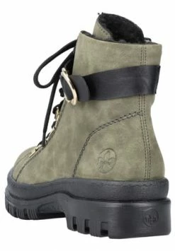 Rieker Lederimitat Stiefelette Grün/ Schwarz 13 Rieker Lederimitat Stiefelette Grün/ Schwarz -Gabor Shop unnamed file 2382