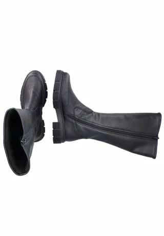 Rieker Lederimitat/Textil Stiefel Schwarz 8 Rieker Lederimitat/Textil Stiefel Schwarz – Bild 6