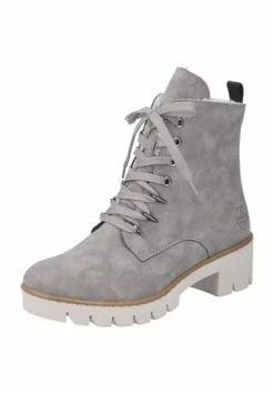 Rieker Stiefeletten, Leder-Optik, Gefüttert, Für Damen GREY