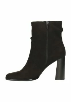 BULLBOXER Stiefeletten, Trichterabsatz, Wildleder-Optik, Für Damen 6T BLACK -Gabor Shop unnamed file 2546