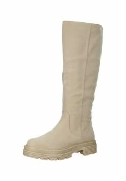 BULLBOXER Lederimitat Stiefel Beige