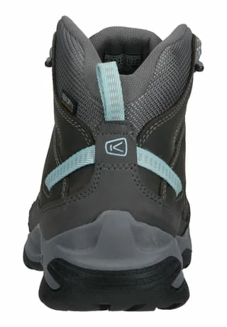 KEEN Leder/Textil Wanderschuhe Grau/ Blau 7 KEEN Leder/Textil Wanderschuhe Grau/ Blau – Bild 5