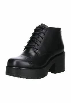 VAGABOND Damen Kurzschaft Stiefel Stiefeletten Schwarz Schwarz