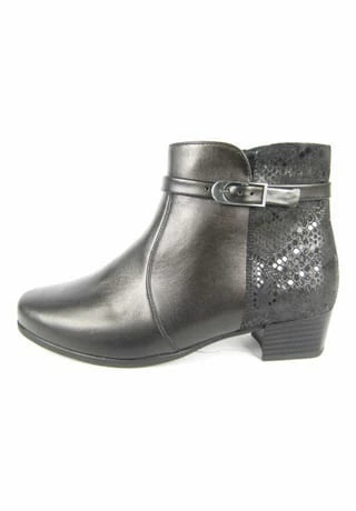 Solidus Stiefelette Schwarz 4 Solidus Stiefelette Schwarz – Bild 2