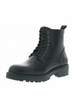 VAGABOND Damen Combat Boots Stiefeletten Schwarz Schwarz