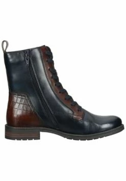 BAGATT Leder Stiefelette Dunkelblau/ Braun -Gabor Shop unnamed file 291