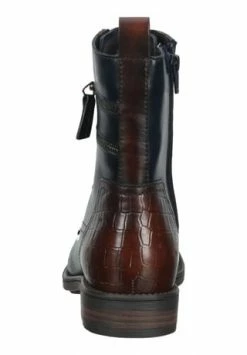 BAGATT Leder Stiefelette Dunkelblau/ Braun -Gabor Shop unnamed file 292