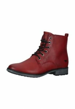 MUSTANG® Lederimitat Stiefelette Rot