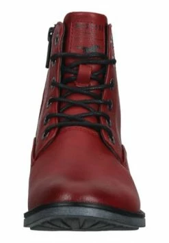 MUSTANG® Lederimitat Stiefelette Rot -Gabor Shop unnamed file 325
