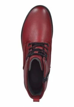 MUSTANG® Lederimitat Stiefelette Rot -Gabor Shop unnamed file 328