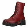 MUSTANG® Lederimitat Stiefelette Rot -Gabor Shop unnamed file 386