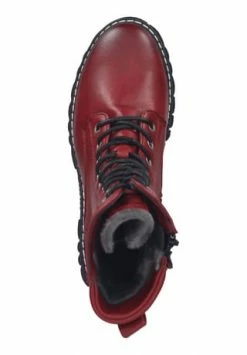 MUSTANG® Lederimitat Stiefelette Rot -Gabor Shop unnamed file 391